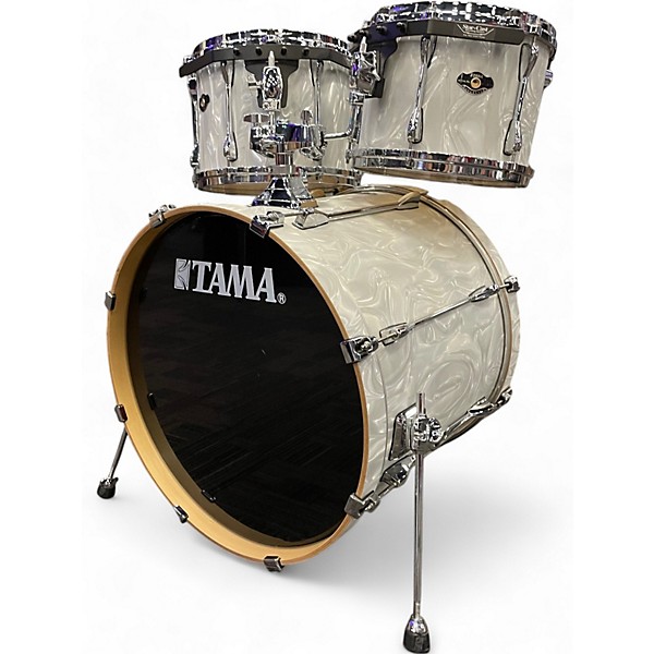 Used TAMA Used TAMA Superstar Pearl White Drum Kit