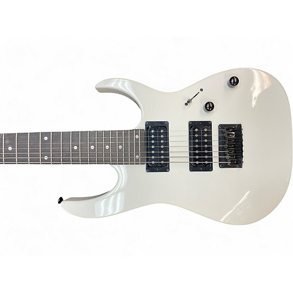 Used Ibanez Used Ibanez gio 7 string White Solid Body Electric Guitar