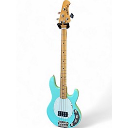 Used Ernie Ball Music Man Stingray 4 String Seafoam Green Electric Bass Guitar