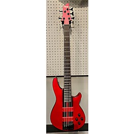 Used Schecter Guitar Research Used Schecter Guitar Research C-5 GT Trans Red Electric Bass Guitar