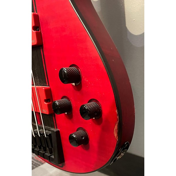 Used Schecter Guitar Research Used Schecter Guitar Research C-5 GT Trans Red Electric Bass Guitar