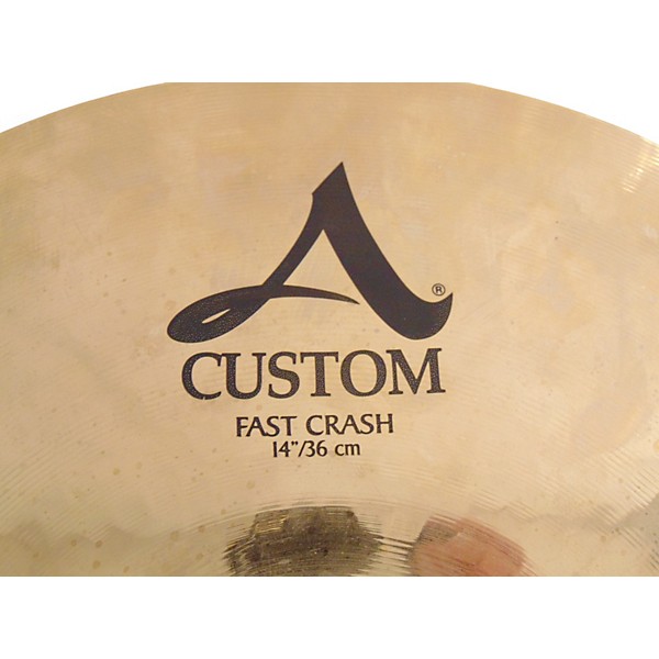 Used Zildjian Used Zildjian 14in A Custom Fast Crash Cymbal