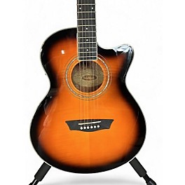 Used Washburn Used Washburn EA15ATB-A 2 Color Sunburst Acoustic Electric Guitar