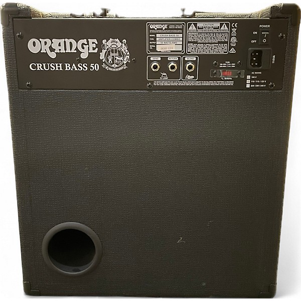 Used Orange Amplifiers Crush Bass 50 Bass Combo Amp