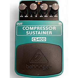 Used Behringer CS400 Compressor Sustainer Effect Pedal