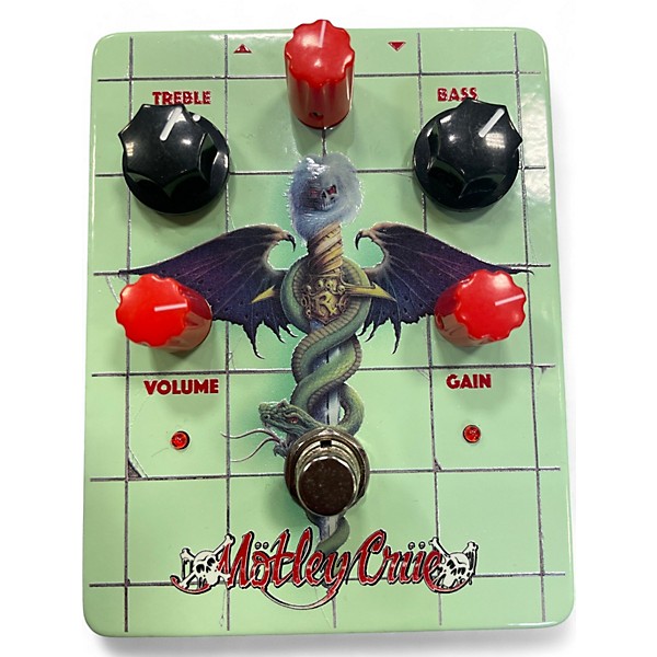 Used Global MOTLEY CRUE DR. FEELGOOD 30TH ANNIVERSARY DISTORTION PEDAL Effect Pedal