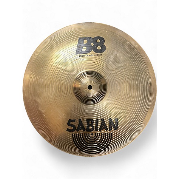 Used SABIAN 18in B8 Thin Crash Cymbal