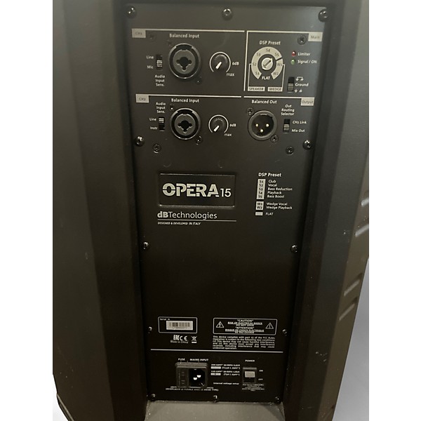 Used Db Technologies Used DB TECHNOLOGIES OPERA15 Powered Speaker