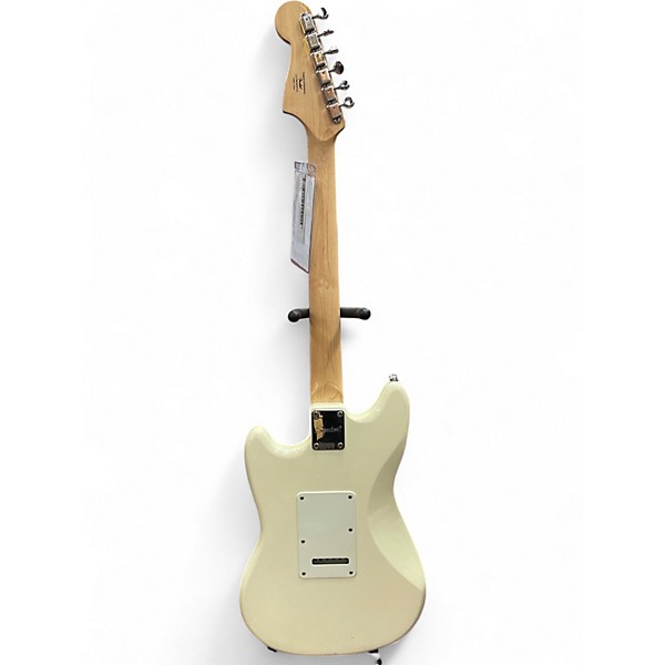 Used Squier Paranormal Cyclone Olympic White Solid Body Electric Guitar