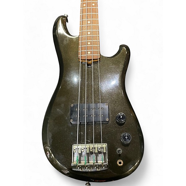 Used Ibanez Used Ibanez Roadstar II RB888 Gold Flaked Green Electric Bass Guitar