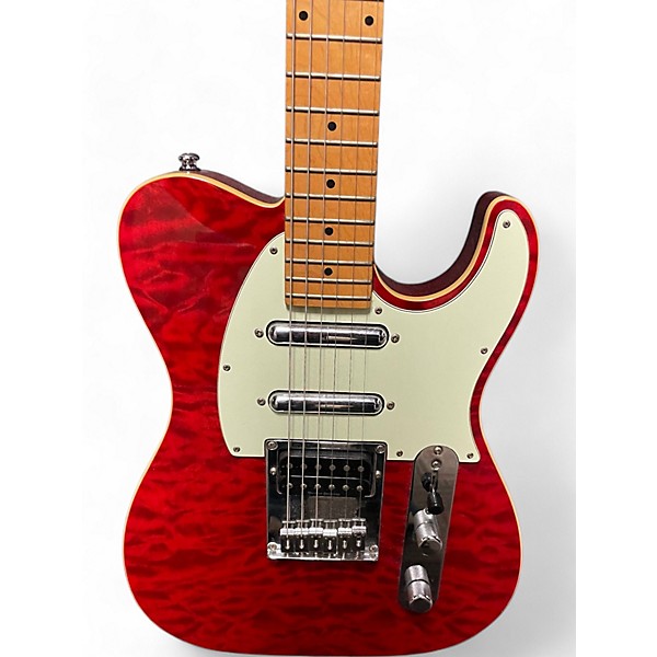 Used Greg Bennett Design by Samick FA-2 Telecaster Lipstick Red Solid Body Electric Guitar