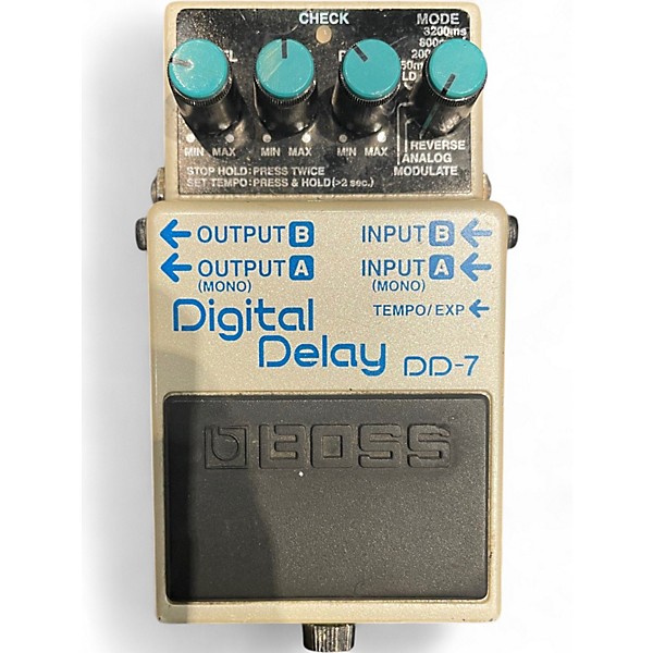 Used BOSS DD7 Digital Delay Effect Pedal