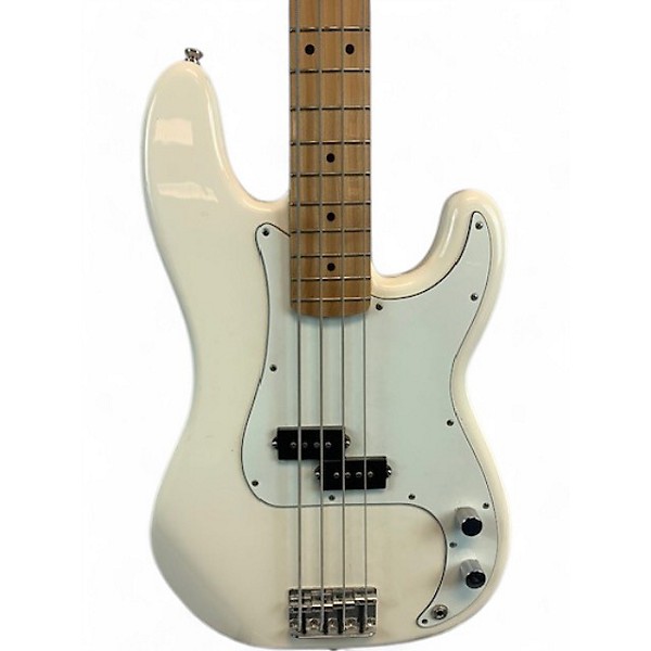 Used Fender Used Fender Player Precision Bass Olympic White Electric Bass Guitar