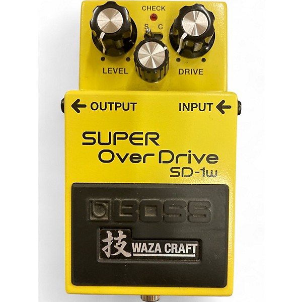 Used BOSS SD1W Super Overdrive Waza Craft Effect Pedal