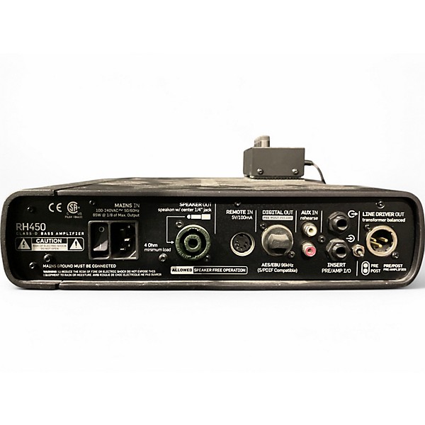 Used TC Electronic RH450 450W Bass Amp Head