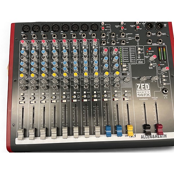 Used Allen & Heath ZED6010FX USB Digital Mixer