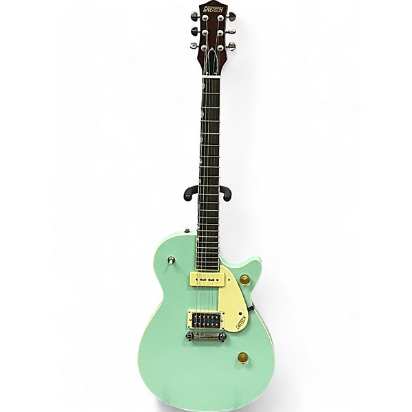 Used Gretsch Guitars Used Gretsch Guitars G2215-P90 Streamliner Junior Mint Metallic Solid Body Electric Guitar