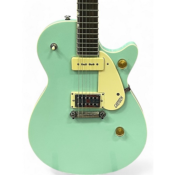 Used Gretsch Guitars Used Gretsch Guitars G2215-P90 Streamliner Junior Mint Metallic Solid Body Electric Guitar