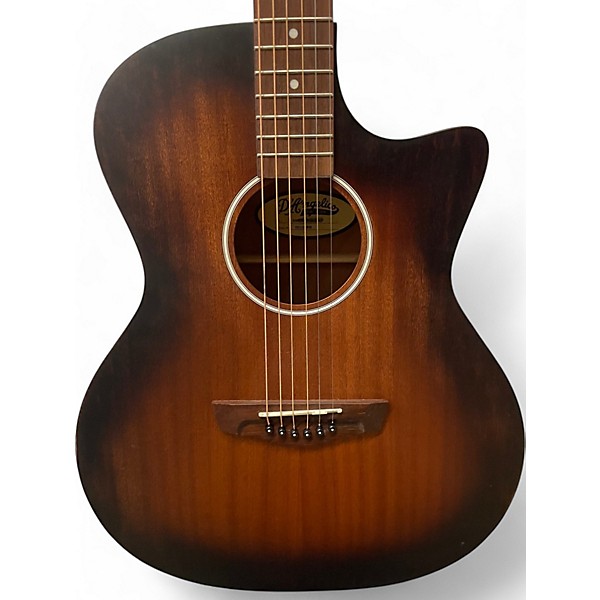 Used D'Angelico Used D'Angelico Premier Series Gramercy LS Grand Auditiorium Mahogany Acoustic Electric Guitar