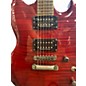 Used ESP Used ESP LTD Viper 200FM Red Solid Body Electric Guitar