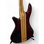 Used Schecter Guitar Research Stiletto Elite 5 String Black Cherry Electric Bass Guitar