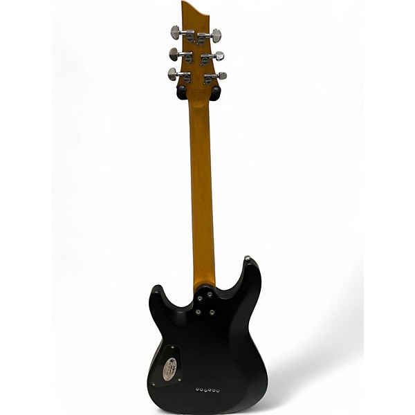 Used Schecter Guitar Research Used Schecter Guitar Research C-6 Deluxe Satin Black Solid Body Electric Guitar