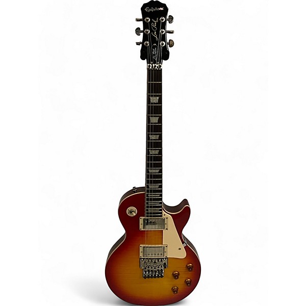 Used Epiphone Used Epiphone LES PAUL PLUSTOP PRO FX Cherry Sunburst Solid Body Electric Guitar