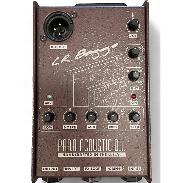 Used LR Baggs Used LR Baggs Para Acoustic DI Direct Box Pre With EQ Direct Box