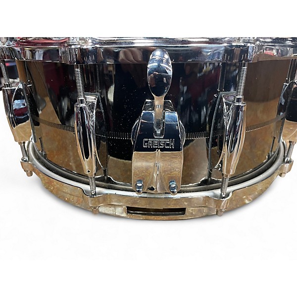 Used Gretsch Drums Used Gretsch Drums USA Custom Chrome Over Brass Chrome Drum