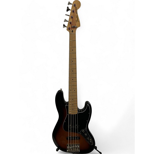 Used Fender Deluxe Active Jazz Bass V 5 String 3 Color Sunburst Electric Bass Guitar