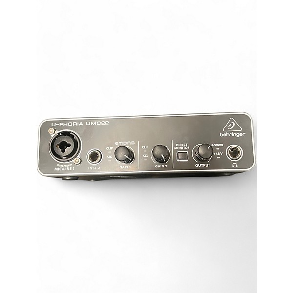 Used Behringer U-Phoria UMC22 Audio Interface