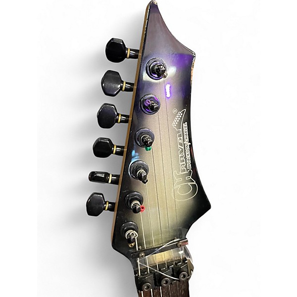 Used Charvel CDS-065 Black and Silver Solid Body Electric Guitar