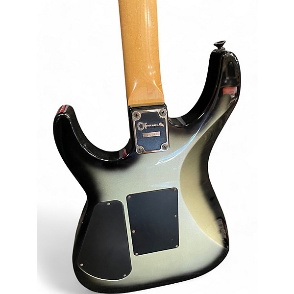 Used Charvel CDS-065 Black and Silver Solid Body Electric Guitar