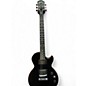 Used Epiphone Used Epiphone Les Paul Special II Ebony Solid Body Electric Guitar thumbnail