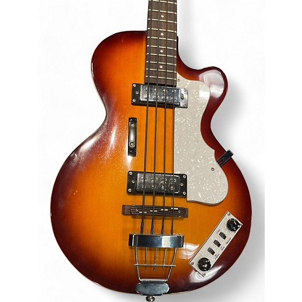 Used Hofner Used Hofner HI-CB Sunburst Electric Bass Guitar