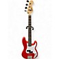 Used Squier Used Squier Mini Bass Red Electric Bass Guitar thumbnail