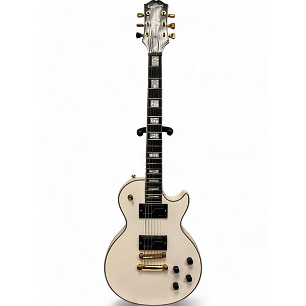 Used Epiphone Matt Heafy Les Paul Custom Alpine White Solid Body Electric Guitar