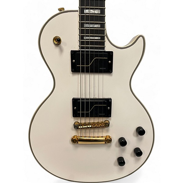 Used Epiphone Matt Heafy Les Paul Custom Alpine White Solid Body Electric Guitar