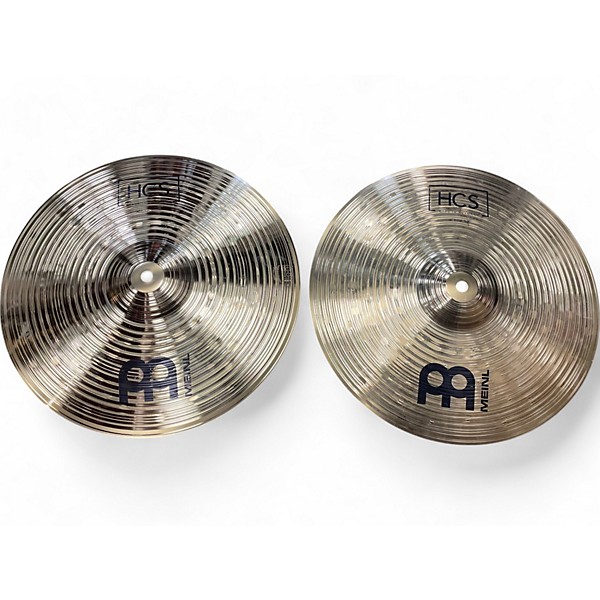 Used MEINL Used MEINL 14in HCS Hi Hat Pair Cymbal