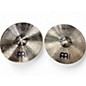 Used MEINL Used MEINL 14in HCS Hi Hat Pair Cymbal thumbnail