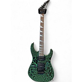 Used Jackson Soloist SL3 GREEN CRACKLE Solid Body Electric Guitar