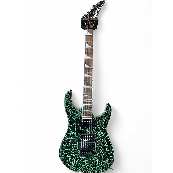 Used Jackson Soloist SL3 GREEN CRACKLE Solid Body Electric Guitar