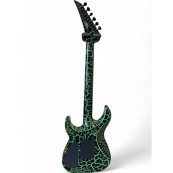 Used Jackson Soloist SL3 GREEN CRACKLE Solid Body Electric Guitar
