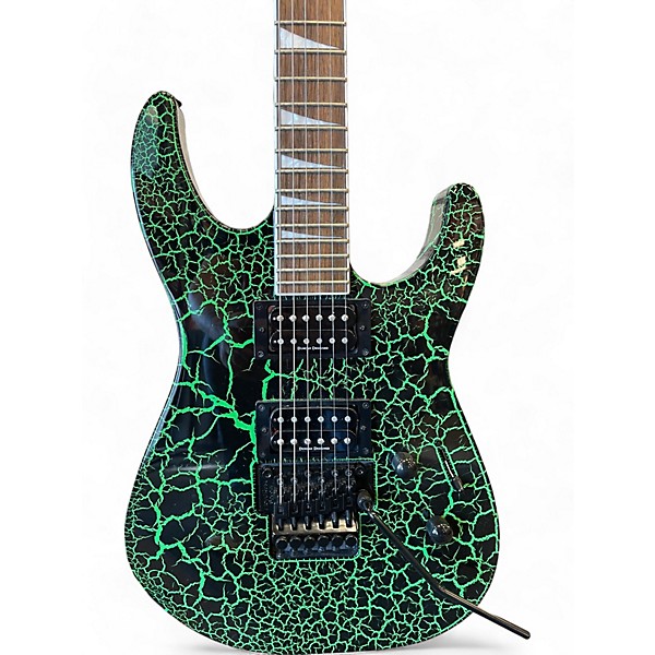 Used Jackson Soloist SL3 GREEN CRACKLE Solid Body Electric Guitar