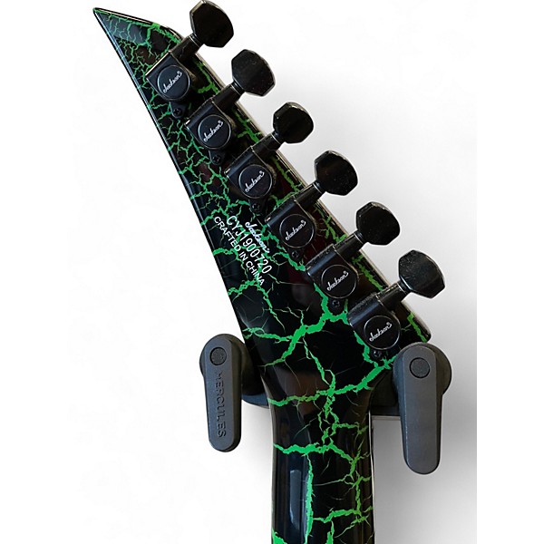 Used Jackson Soloist SL3 GREEN CRACKLE Solid Body Electric Guitar