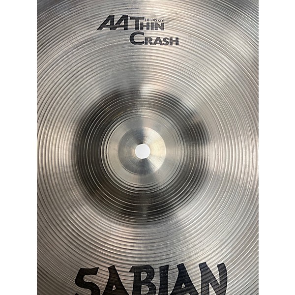 Used SABIAN Used SABIAN 18in AA Thin Crash Cymbal