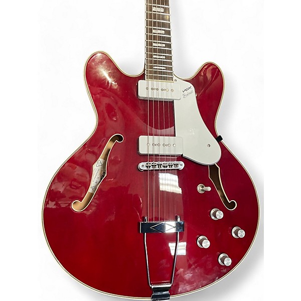 Used VOX BC-V90 Wine Red Hollow Body Electric Guitar