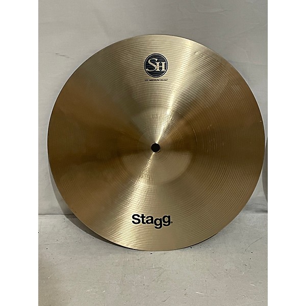 Used Stagg Used Stagg 13" Medium Hi-Hats Cymbal