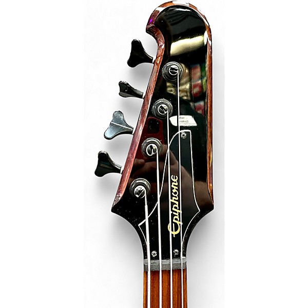 Used Epiphone Used Epiphone Thunderbird IV Tobacco Burst Electric Bass Guitar