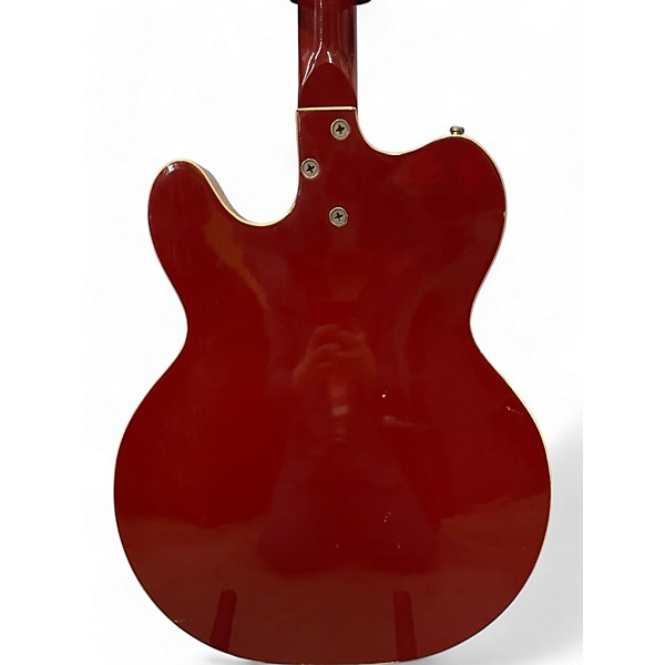 Vintage 1967 Harmony Roy Smeck H73 Dakota Red Hollow Body Electric Guitar